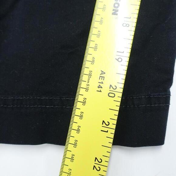 Style & Co. Cropped Jeans Women's 8 Black Stretch Denim Dark Wash Straight Leg - Picture 5 of 7